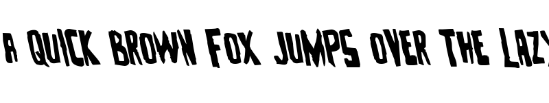 Preview of Zakenstein Leftalic Italic font