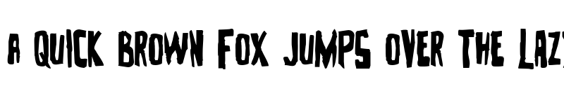 Preview of Zakenstein Regular font