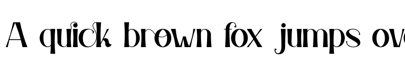 Preview of Zambeza Regular font