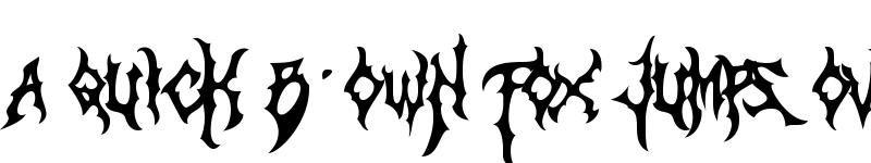 Preview of ZAMRUDS Regular font