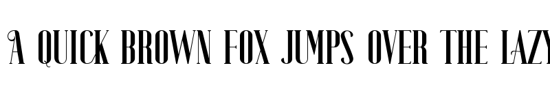 Preview of ZANIE BROVIA Regular font