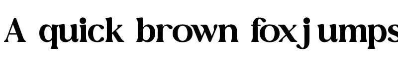 Preview of Zasline Regular font