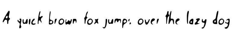 Preview of Zayan Calligraphy Vintage Ink font