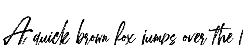 Preview of Zaystack Regular font