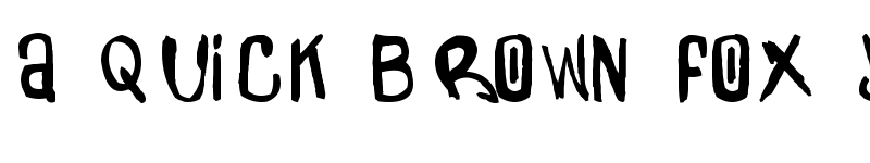 Preview of Zdarx Regular font