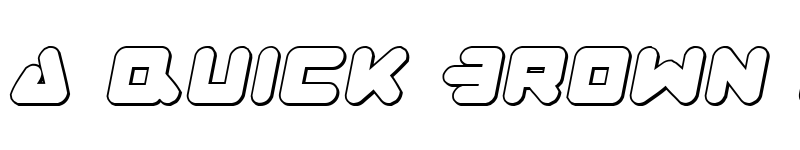 Preview of Zealot Outline Italic Outline Italic font