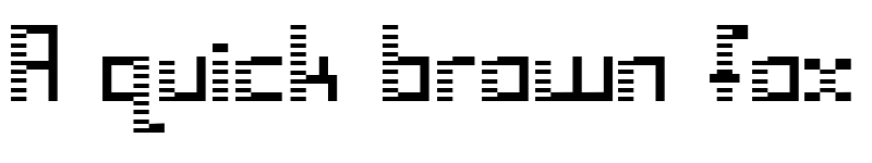 Preview of zebra deco Regular font