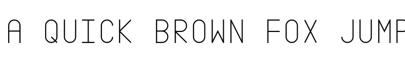 Preview of Zector Regular font