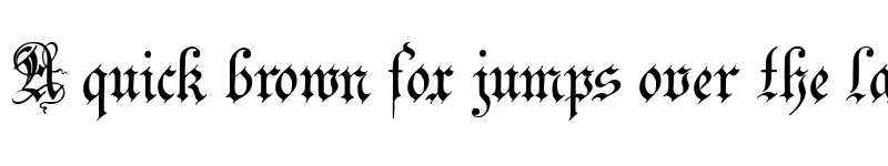 Preview of Zenda Regular font