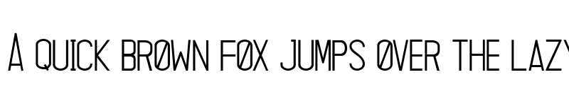 Preview of Zeneca_Demo Regular font