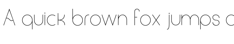 Preview of Zero light Light font