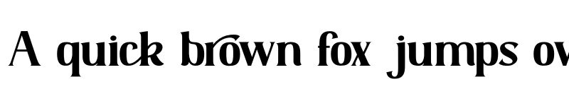 Preview of Zeviero Regular font