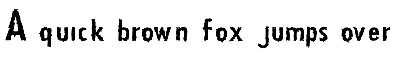 Preview of Zfonts Zfonts font