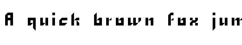 Preview of Zhang Regular font