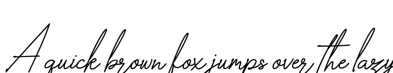 Preview of Zhegotte Regular font