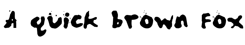 Preview of Zill Spills Regular font