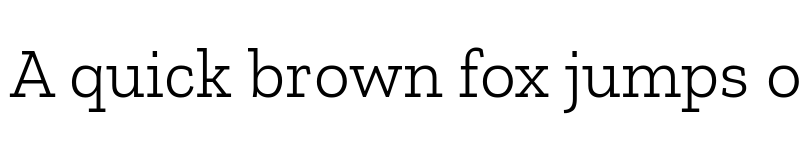 Preview of Zilla Slab Light font