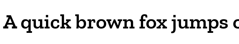 Preview of Zilla Slab SemiBold font