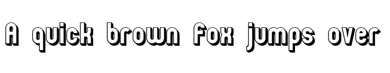 Preview of Zillah Modern Offset Outline Regular font