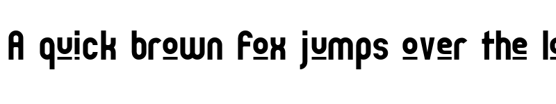 Preview of Zillah Modern Upper Regular font