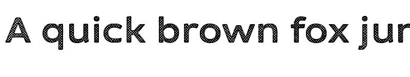 Preview of Zing Sans Rust Bold Base Halftone A font