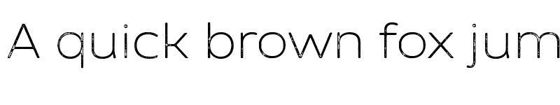 Preview of Zing Sans Rust Light Base Grunge font