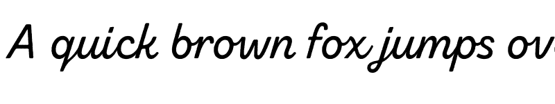 Preview of Zing Script Rust SemiBold Demo Base font