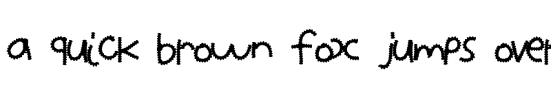 Preview of ZipperFries Regular font