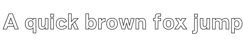 Preview of Zisel Outline font