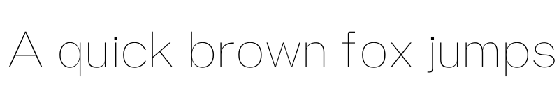 Preview of Zisel Thin font