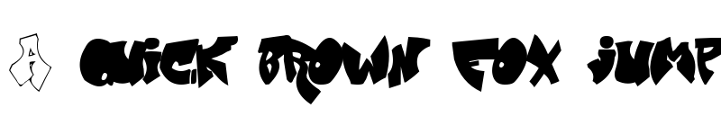 Preview of Zit Graffiti Regular font