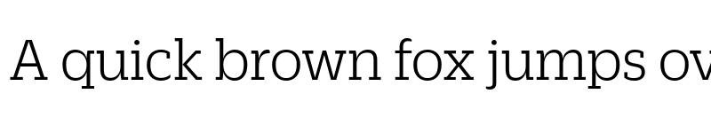 Preview of Zizou Slab Light font