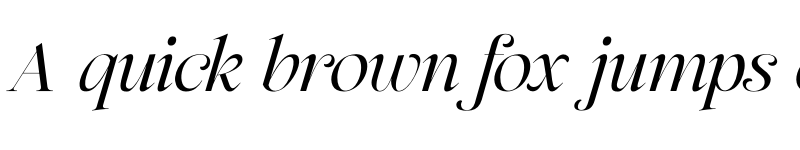 Preview of Zofiere Italic font