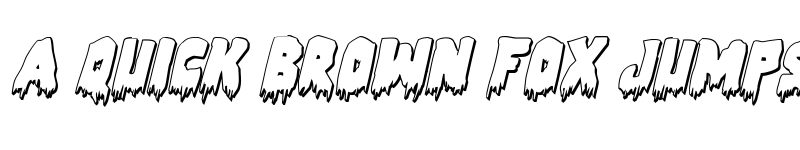 Preview of Zombie Control 3D Italic Italic font