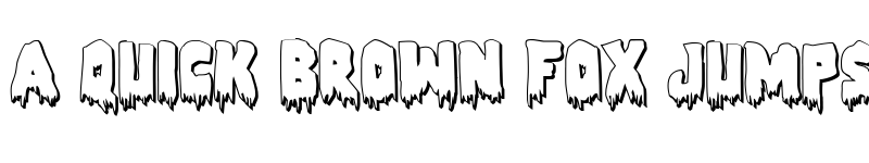 Preview of Zombie Control 3D Regular font