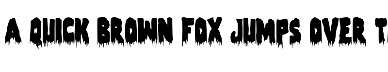 Preview of Zombie Control Condensed Condensed font