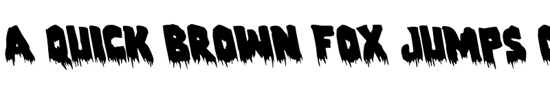 Preview of Zombie Control Leftalic Italic font