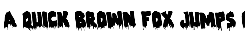 Preview of Zombie Control Rotated Regular font