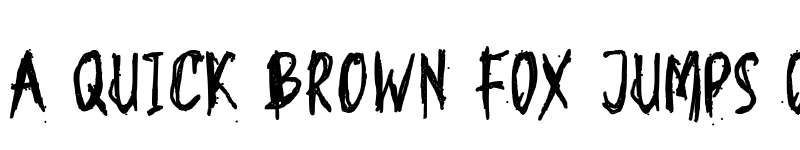 Preview of Zombie Message Regular font