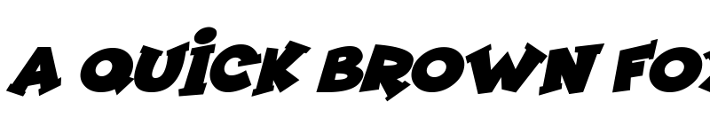 Preview of Zombie Night Italic font