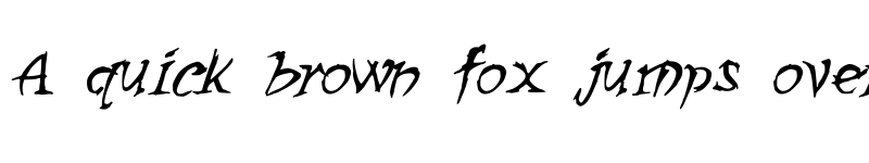 Preview of ZombieGirlfriend Medium font