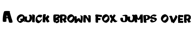 Preview of ZOMBYE Regular font