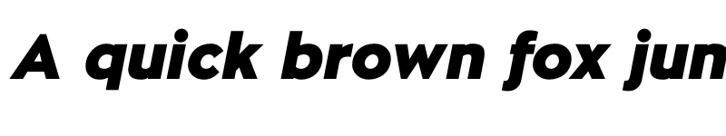 Preview of ZonaPro-BlackItalic ? font