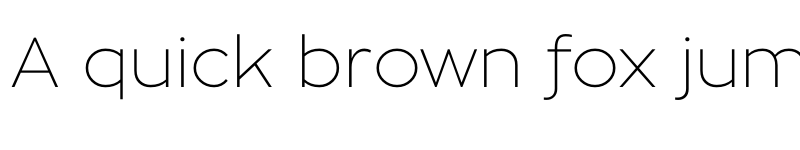 Preview of ZonaPro-Thin ? font