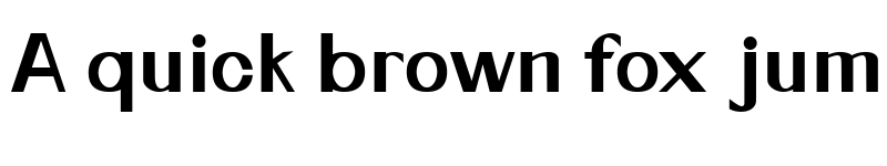 Preview of ZorniteDEMO Black font