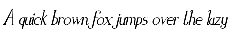 Preview of Zorus Serif Italic font
