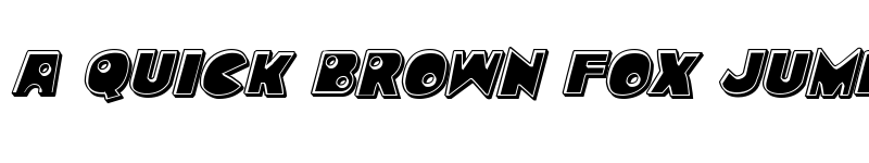 Preview of Zounderkite Bevel Italic Italic font