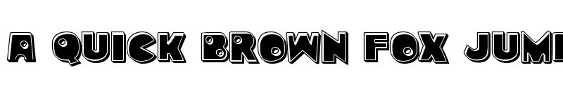 Preview of Zounderkite Bevel Regular font