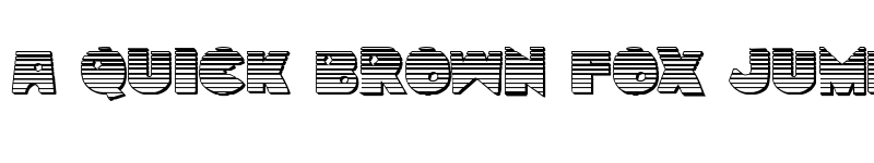 Preview of Zounderkite Chrome Regular font