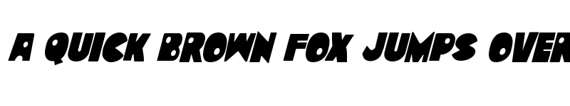 Preview of Zounderkite Condensed Italic Condensed Italic font